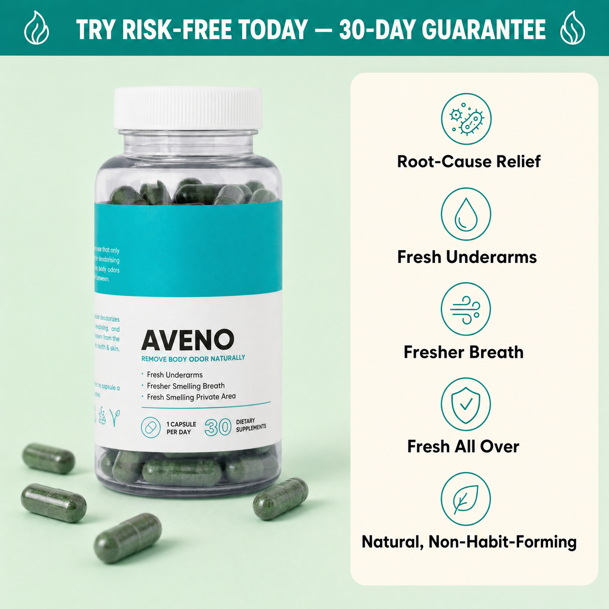 Avenos' Natural Body and Breath Deodorizer