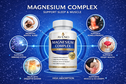 Premium Magnesium Complex 8 Essential Magnesium Supplement 1000mg
