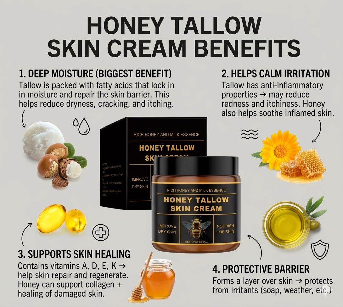 Raw Honey Tallow