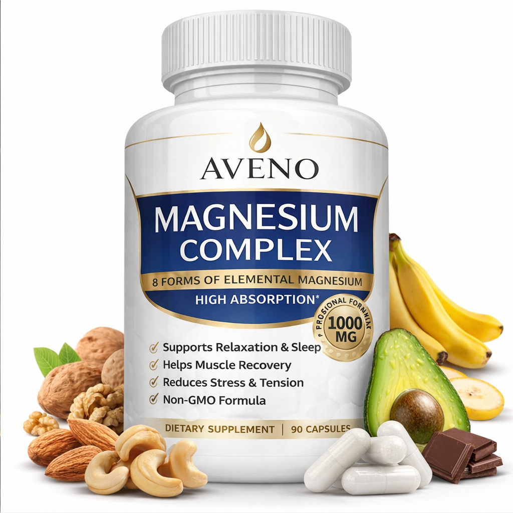 Premium Magnesium Complex 8 Essential Magnesium Supplement 1000mg