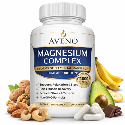 Premium Magnesium Complex 8 Essential Magnesium Supplement 1000mg