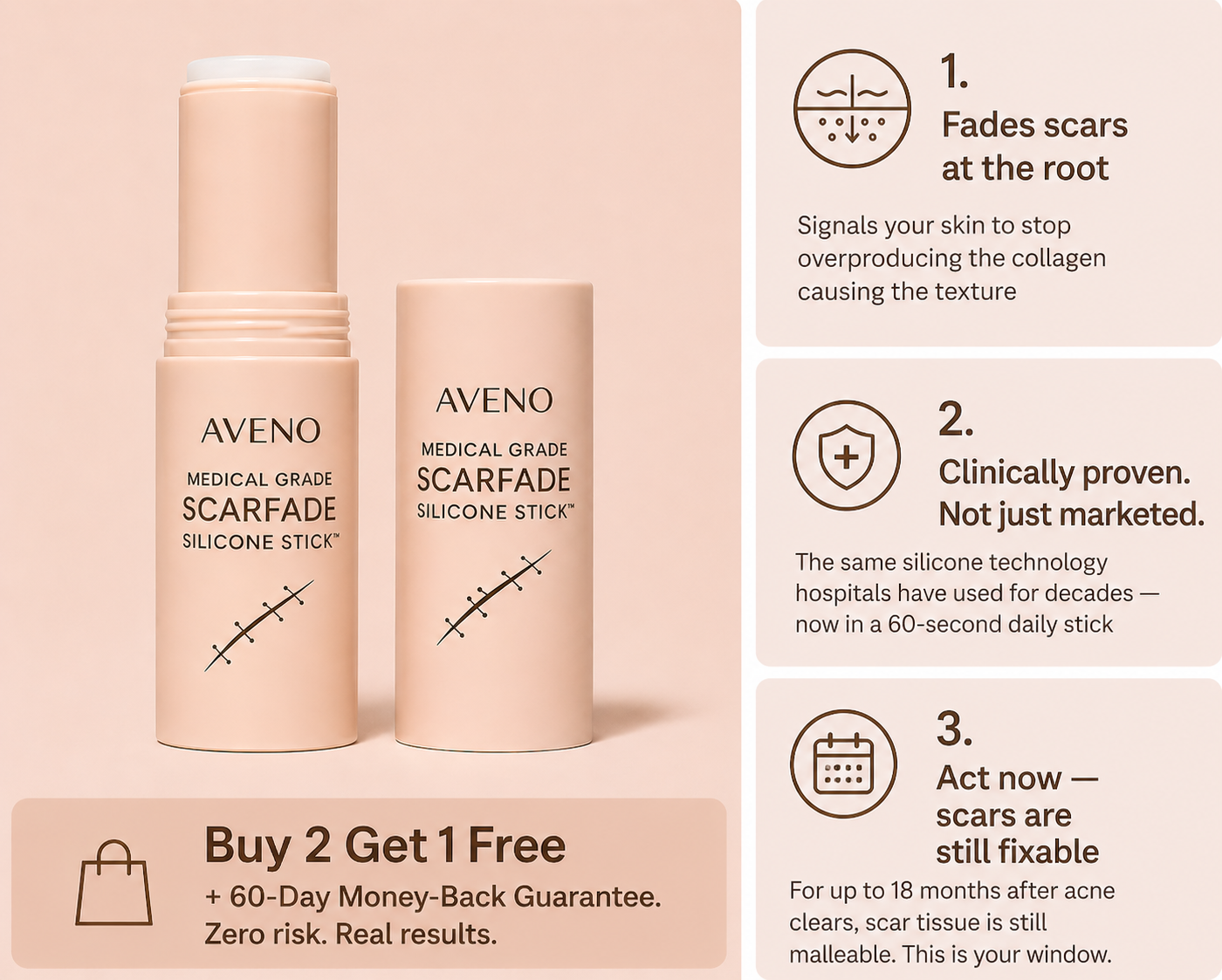 Medical Grade ScarFade Silicone Stick ™